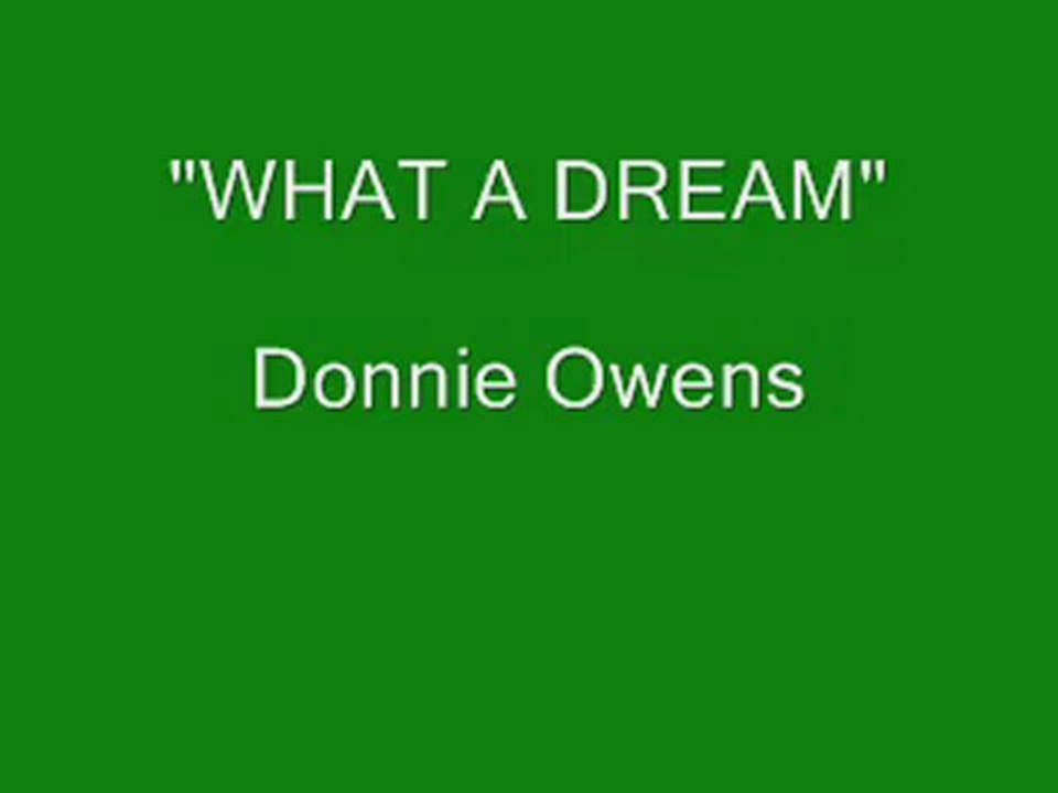 What A Dream (1961)