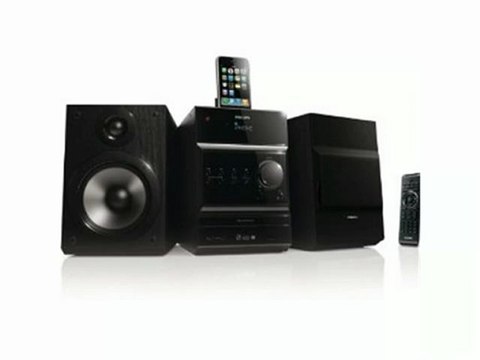Philips DCM 377 Kompaktanlage (iPhone/iPod Dock, USB 2.0, 100 Watt