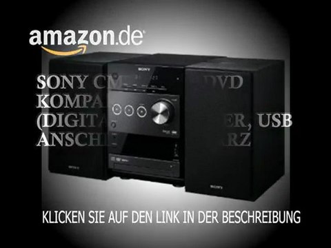 Sony CMT-DX400 DVD Kompaktanlage (Digitalverstärker, USB Anschluss) schwarz