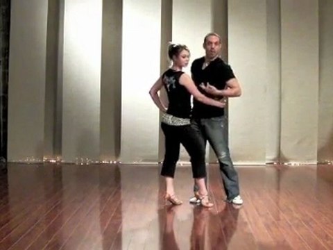 Salsa Dancing Pattern Lesson for Leads & Follows: Right Side Pass, Rear Window Body Lead, CBL Splitting the Middle