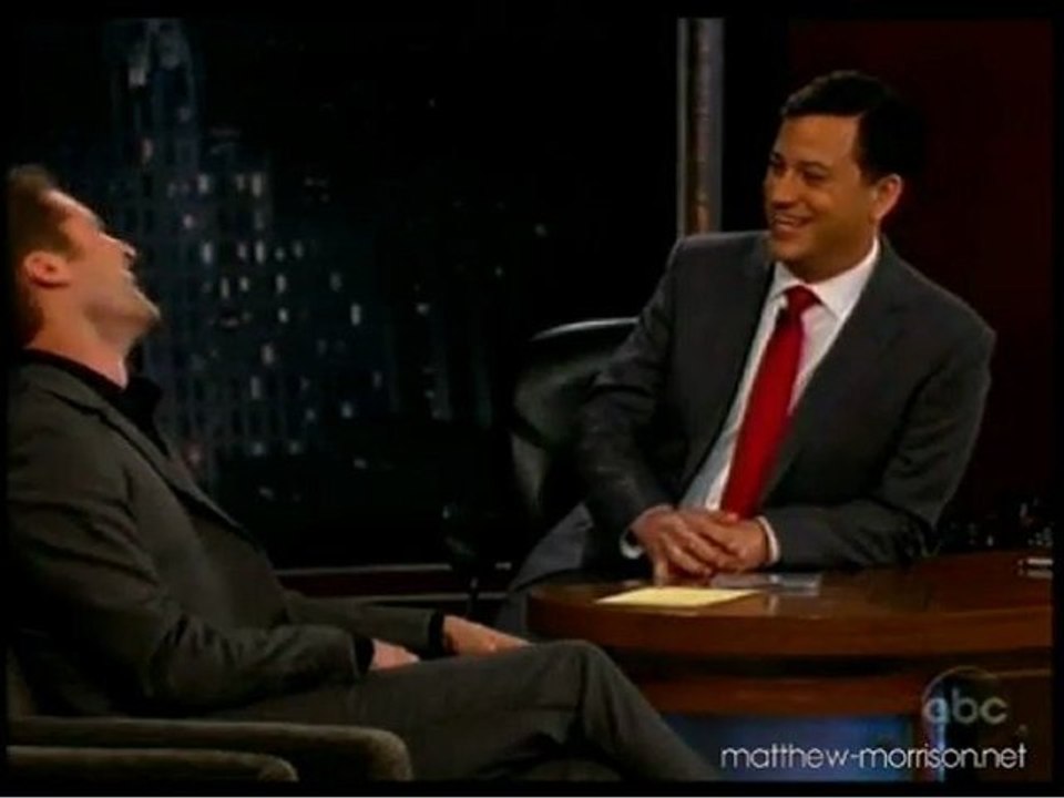 Matthew Morrison on Jimmy Kimmel Live - December 1 2011
