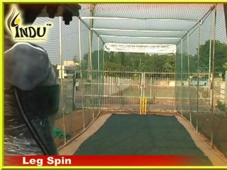 Bowling Through Cricket Bowling Machine