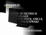 Panasonic SC-HC25EG-K Kompaktanlage (iPod/iPhone Dock, USB 2.0, Radio mit RDS) schwarz