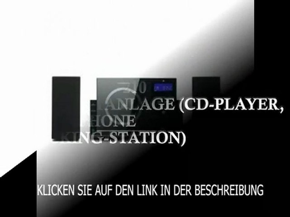 Lenco MCI-210 Kompaktanlage (CD-Player, iPod/iPhone Docking-Station)