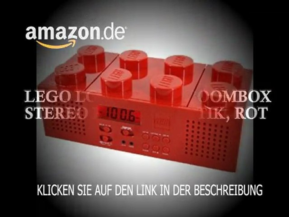 Lego LG500BE - CD-Boombox stereo Bausteinoptik, rot
