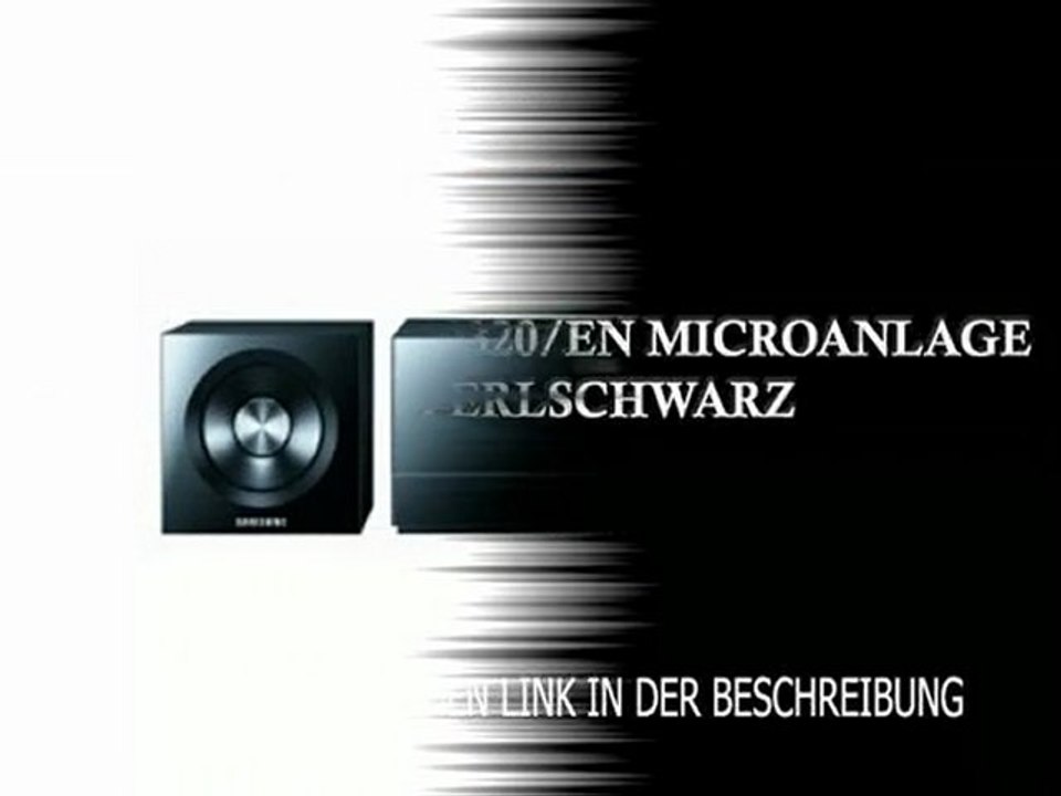 Samsung MM-D320/EN Microanlage (CD, MP3, USB )perlschwarz