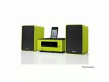 Onkyo CS-245 Kompaktanlage (RDS, CD/MP3- Player, 15 Watt, Apple iPod-Dock, USB) grün