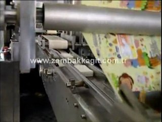 Full Otomatik Islak Mendil Katlama ve Paketleme Makinesi