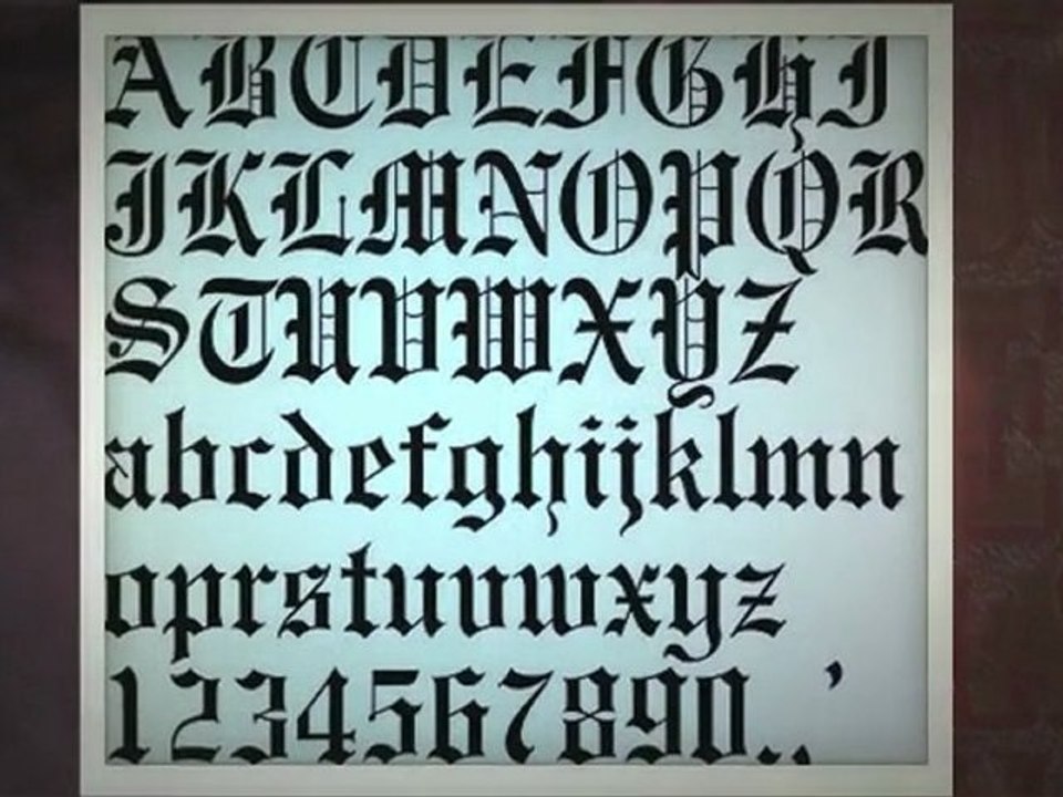 Fonts For Tattoos -