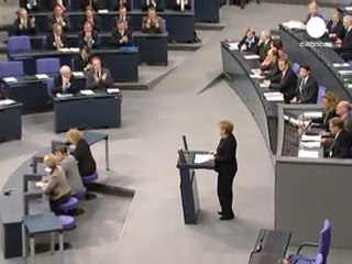Angela Merkel : « l'union budgétaire est indissociable...
