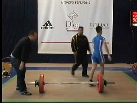 2010 Hellenic Weightlifting Championships| Finals|Men 62kg