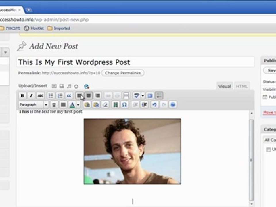 Wordpress Site - Posts & Pages