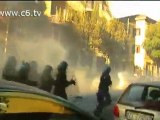 Manifestazione 15 ottobre: scontri tra Polizia e manifestanti tra via Manzoni e via Merulana