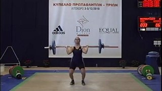 2010 Hellenic Weightlifting Championships| Finals|Women 69kg