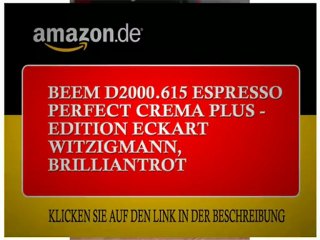 Beem D2000.615 Espresso Perfect Crema Plus - Edition Eckart Witzigmann, brilliantrot