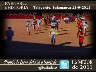 TALAVANTE EN SALAMANCA 13-9-2011