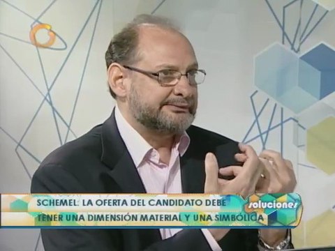 Schemel: No es un líder carismático, sino aspiracional lo que necesita la oposición