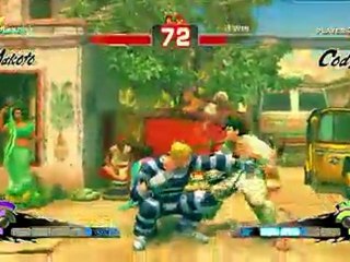 Super Street Fighter IV 'Makoto vs Cody Gameplay' TRUE-HD QUALITY