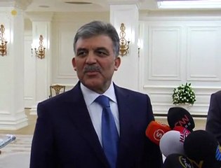 Sn Gül, ABD Başkan Yardımcısı Joseph Biden ile görüştü ve basının sorularını cevapladı