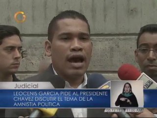 Leocenis solicitó a la Vicepresidencia amnistía para los presos políticos