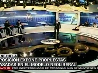 Debate la oposición en Venezuela