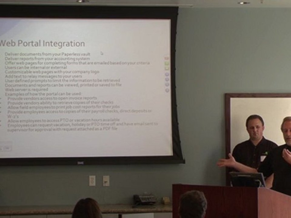 Web Portal Integration using Electronic Document Management Software (EWA ECM)