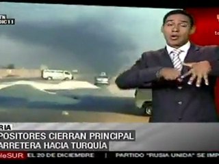 Siria: Opositores a Al Assad, cerraron carretera a Turquía