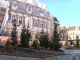 Un trompe l'oeil sur l'Hôtel de ville de Troyes