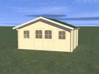 Abri de jardin en bois La Quillane 18,76m² - Vidéo de présentation