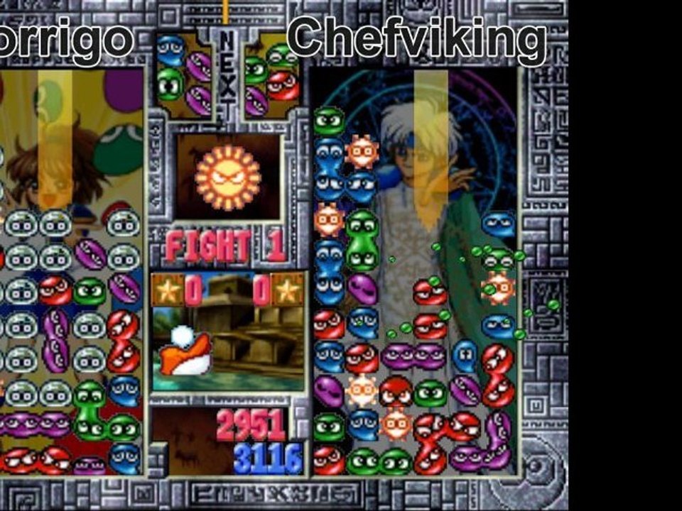Jeu en reseau - Finale Tournoi Puyo Puyo Sun 64 (N64)