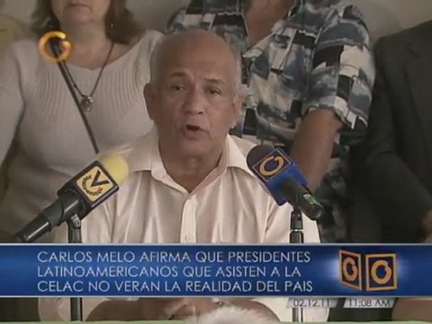 Afirman que mandatarios que asisten a la Celac no conocen la Caracas de verdad