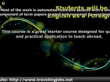 Traveling Jobs - Teaching English TESL-TEFL