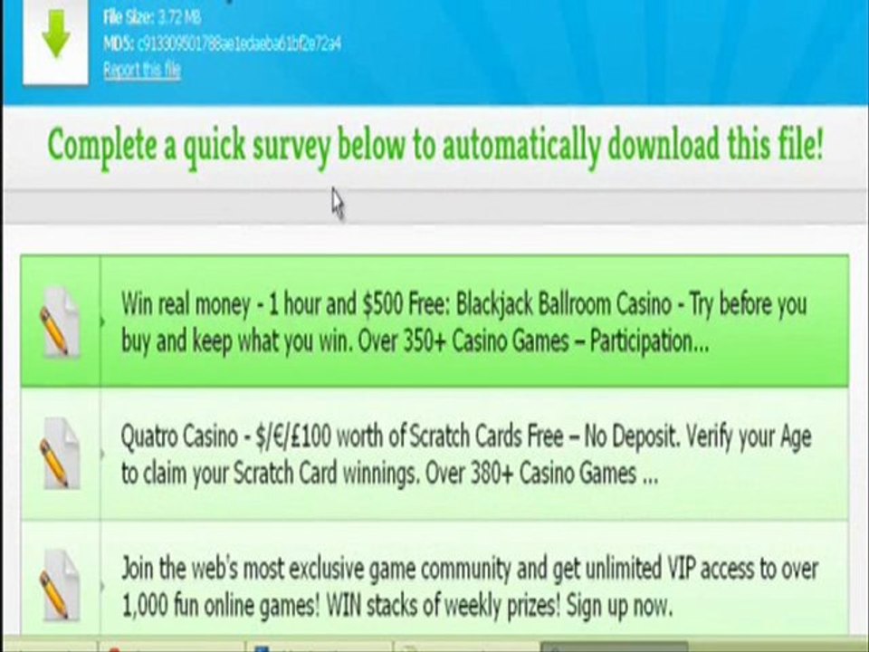 How to hack sharecash and download your file