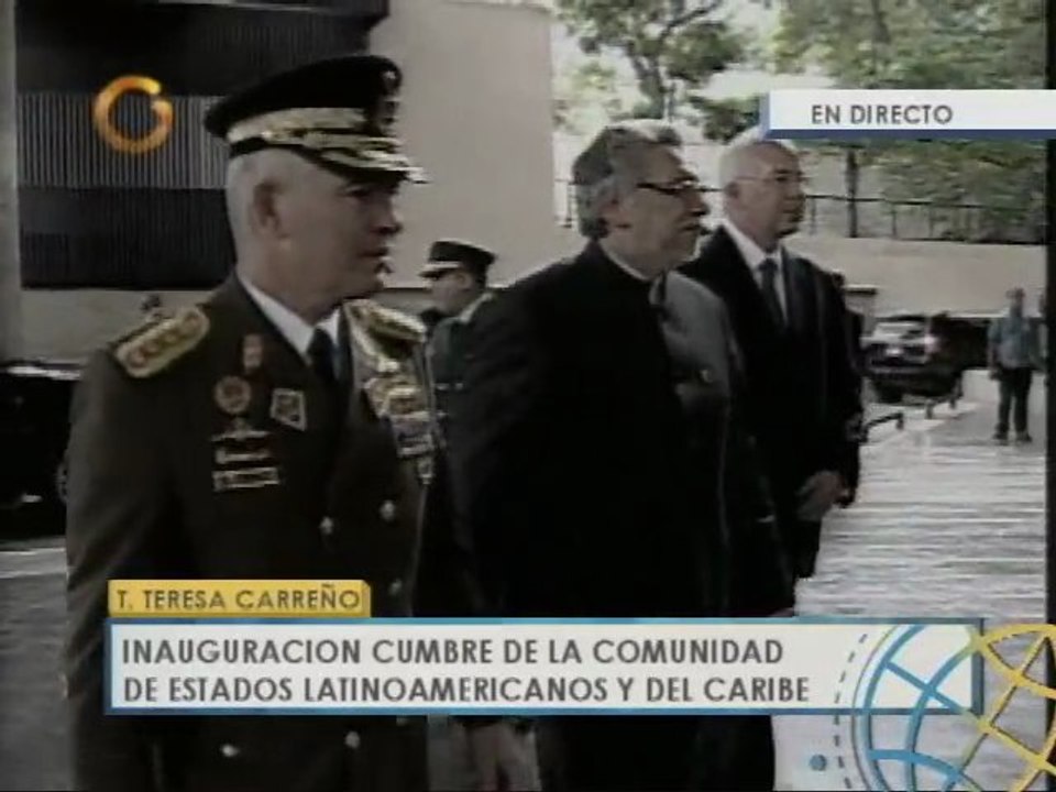 Mandatarios de diversos países llegaron al Teatro Teresa Carreño