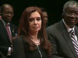 Chávez recuerda a Néstor Kirchner durante su discurso en la cumbre de la CELAC