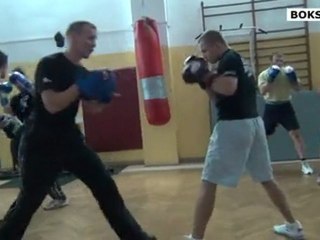 Kamil Łaszczyk na tarczy Grzegorza Strugały