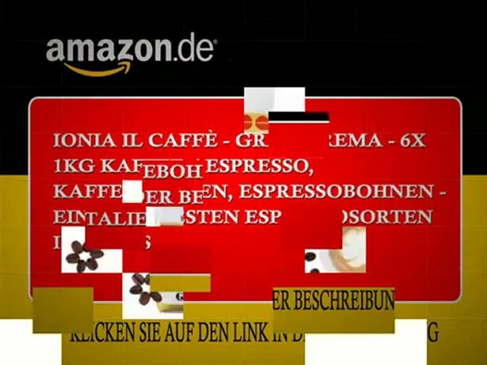 Ionia Il Caffè - Gran Crema - 6x 1kg Kaffee / Espresso, Kaffeebohnen