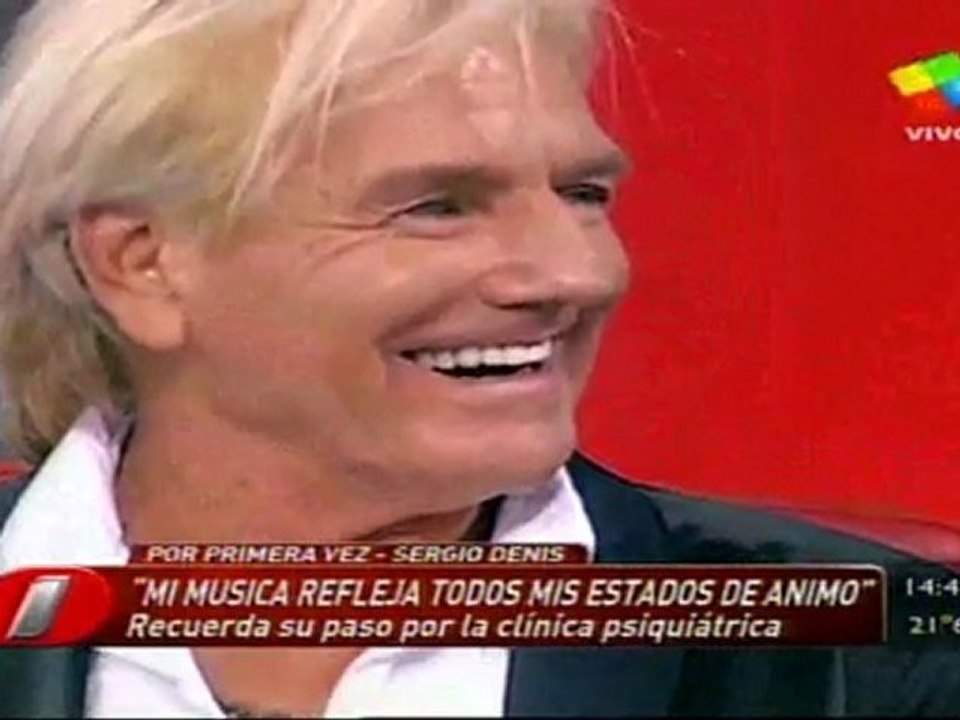 Sergio Denis: Hoy tengo mucha gente para abrazar