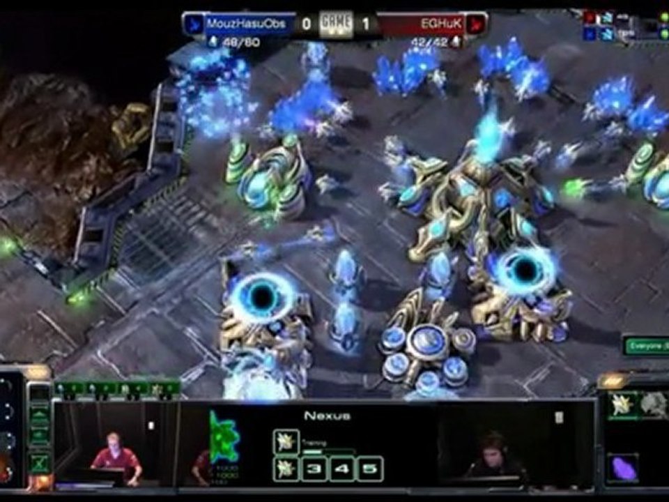 NASL Season 2 - Game 1 2 3 4 & 5 - EG Huk (P) VS MouzHasuObs (P) Part 1/2