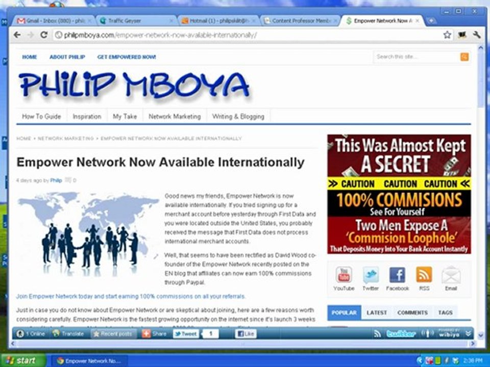 Empower Network Now Available Internationally