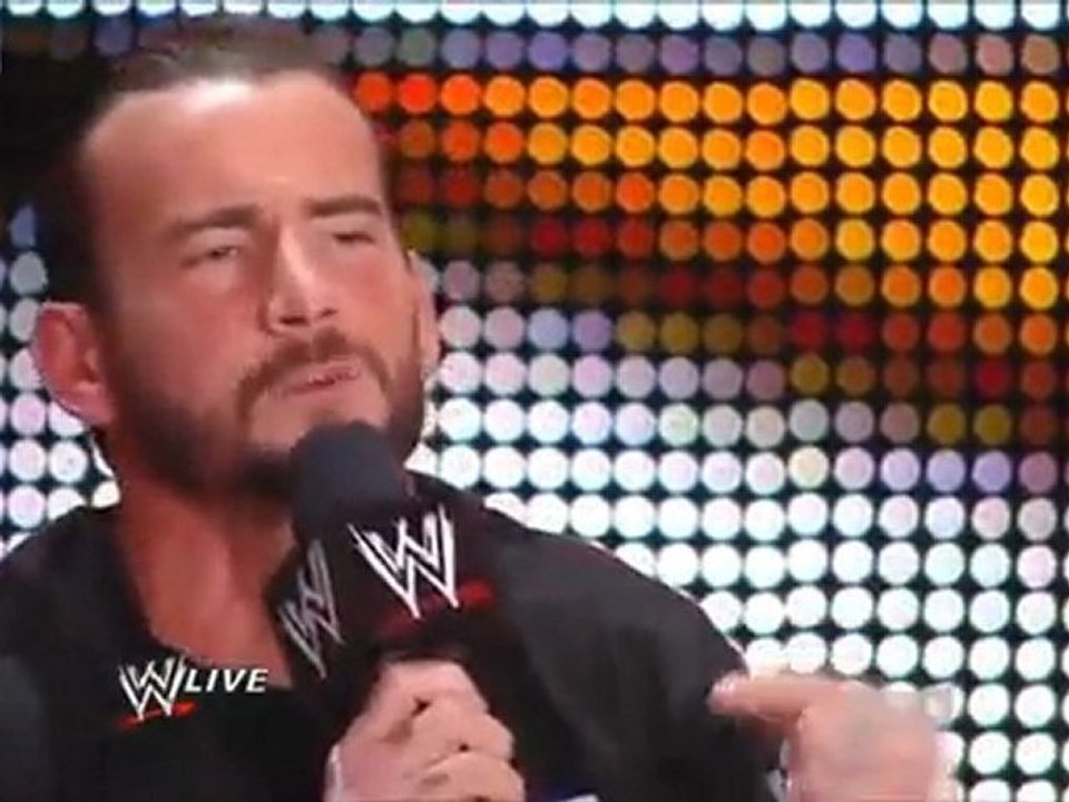 CM Punk Shoot!!! - Raw 06/27/11 [HD]