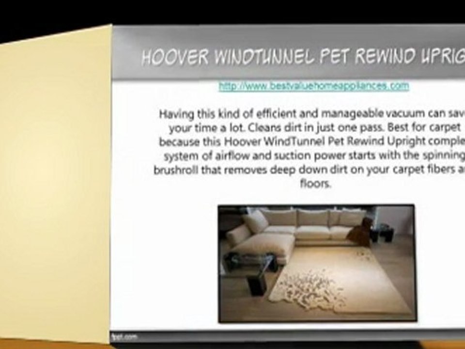 Choose Hoover Windtunnel Pet Rewind Upright