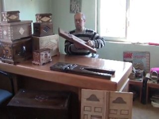 TOSYA DA KUNFU USTASI AKŞAP OYMACILIĞI YAPIYOR