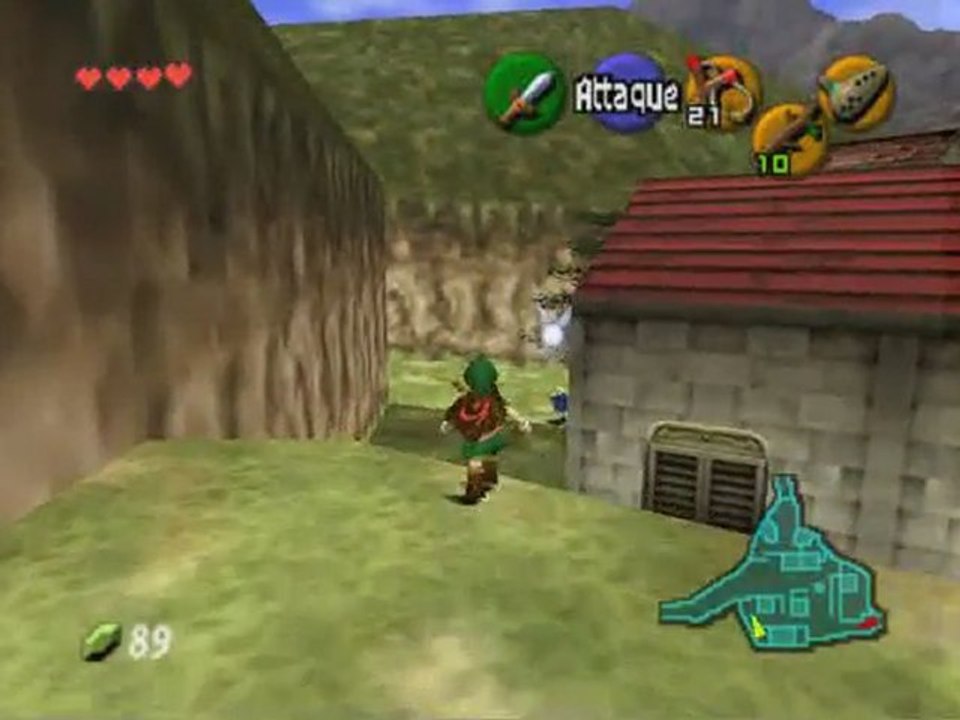 Zelda : Ocarina of Time - [Soluce - 017. Le premier flacon]