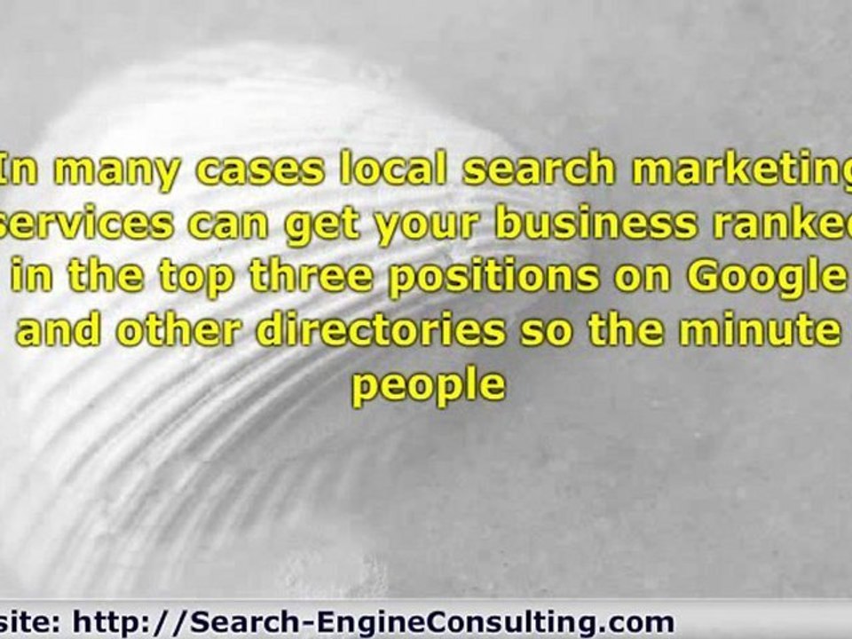 Local Search Marketing Services Can Get Your Business Noticed