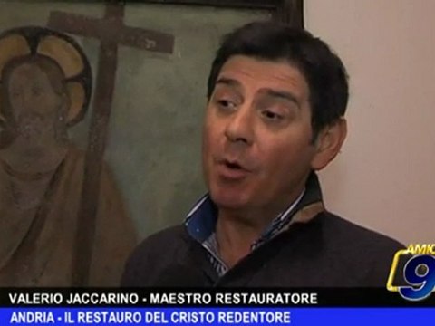 Andria | Il restauro del Cristo Redentore