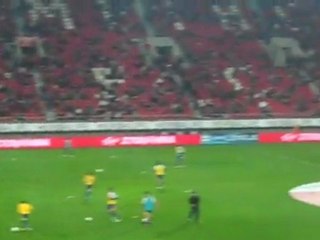 Προθέρμανση των δύο ομάδων