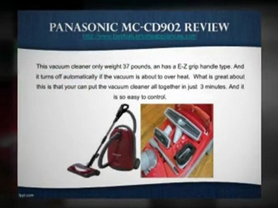 Choose Panasonic MC-CG902