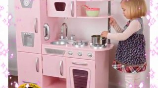 Pink Vintage Play Kitchen