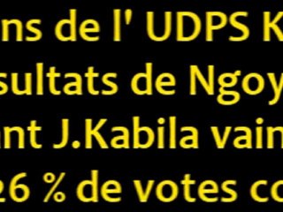 Réaction de l'UDPS sur les résultats partiels